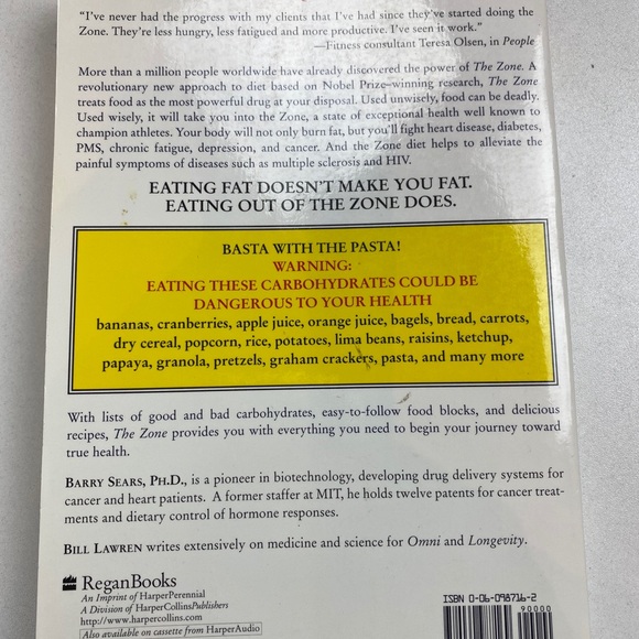 Enter the Zone Dietary Road Map Book - Picture 2 of 2